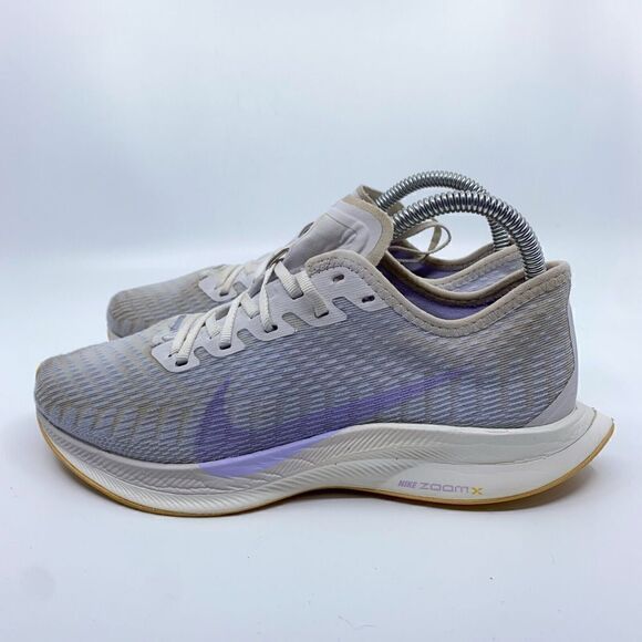 Nike Zoom Pegasus Turbo 2 Women's Size 7.5 Purple White Running Shoes AT8242-004 - Picture 4 of 11